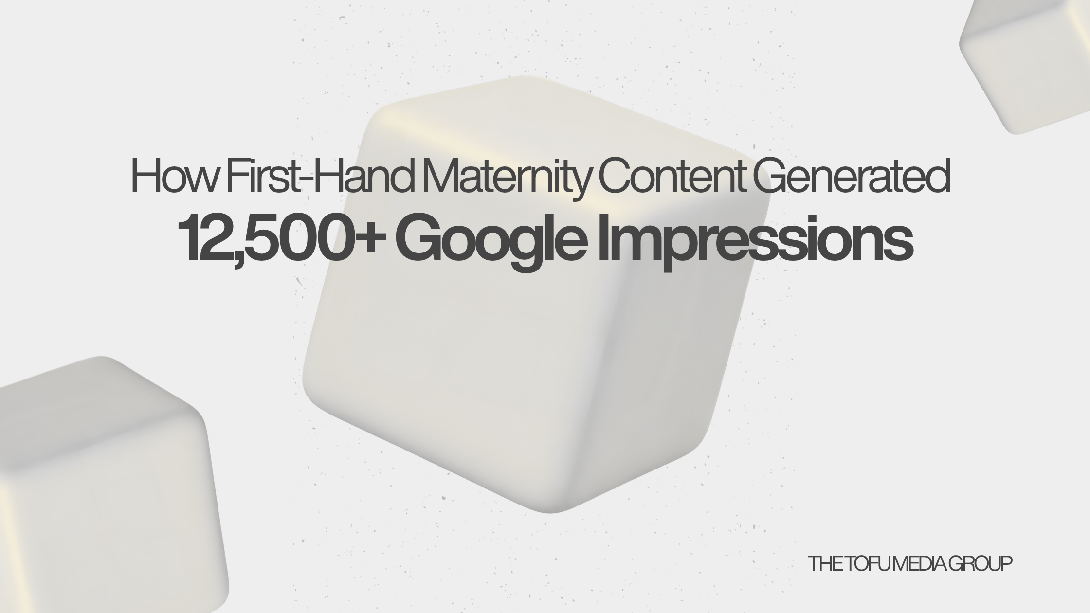 How First-Hand Maternity Content Generated 12,500+ Google Impressions
